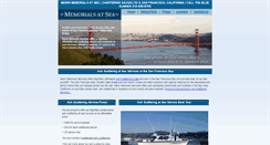 Desktop Screenshot of marinmemorialservices.com